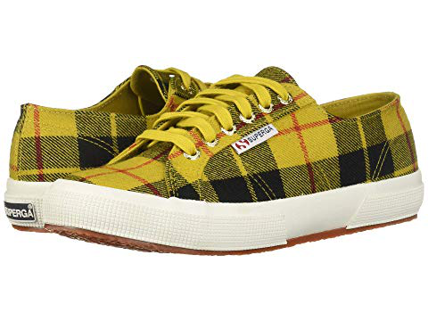 plaid superga