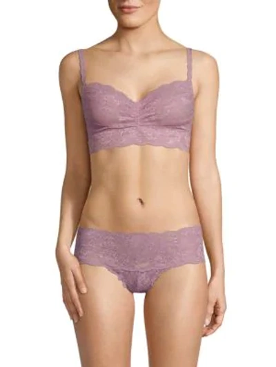 Shop Cosabella Never Say Never Sweetie Soft Bra In Grape