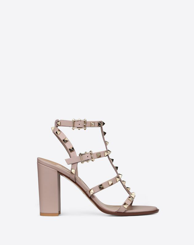 rockstud ankle strap sandal