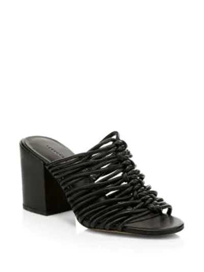 Shop Rebecca Minkoff Women's Calanthe Knotted Mules In Black