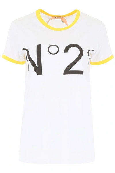 Shop N°21 Logo T-shirt In White|bianco