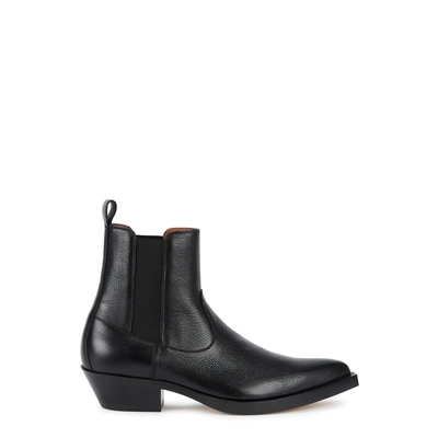 Shop Givenchy Black Leather Boots