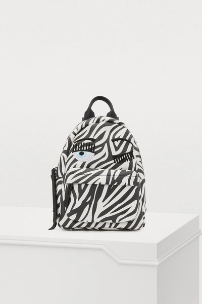 Shop Chiara Ferragni Flirting Zebra Backpack