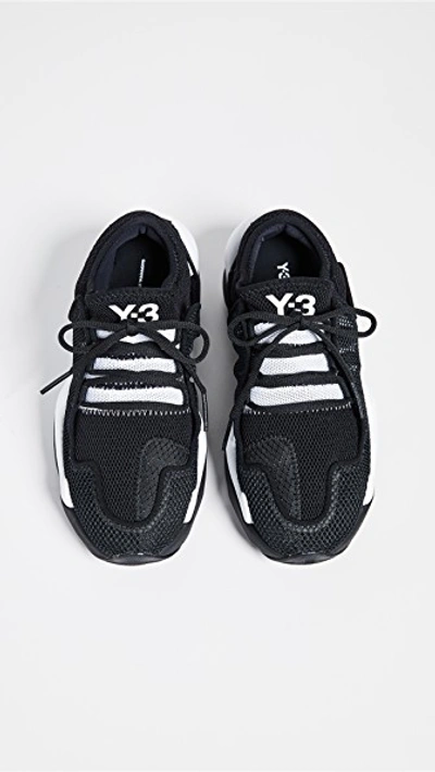 Shop Y-3 Ren Sneakers In Core Black/black/white