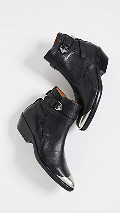 Shop Isabel Marant Donee Boots In Black