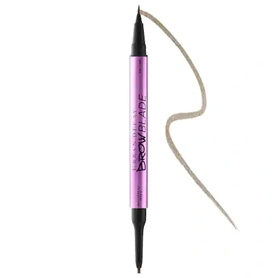Shop Urban Decay Brow Blade 2-in-1 Eyebrow Pen + Waterproof Pencil Taupe Trap .01 oz / .4ml