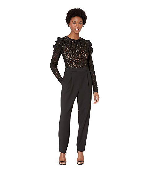 michael kors lace bodice jumpsuit