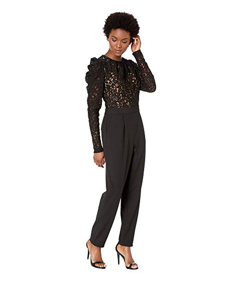 michael kors lace bodice jumpsuit