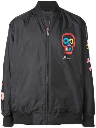 Puma X Bradley Theodore Reversible Bomber Jacket In Black