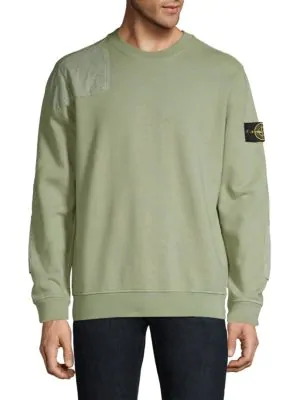 stone island sweatshirt sage