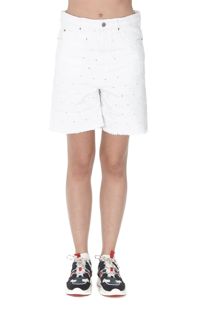 Shop Isabel Marant Étoile Liny Shorts In White