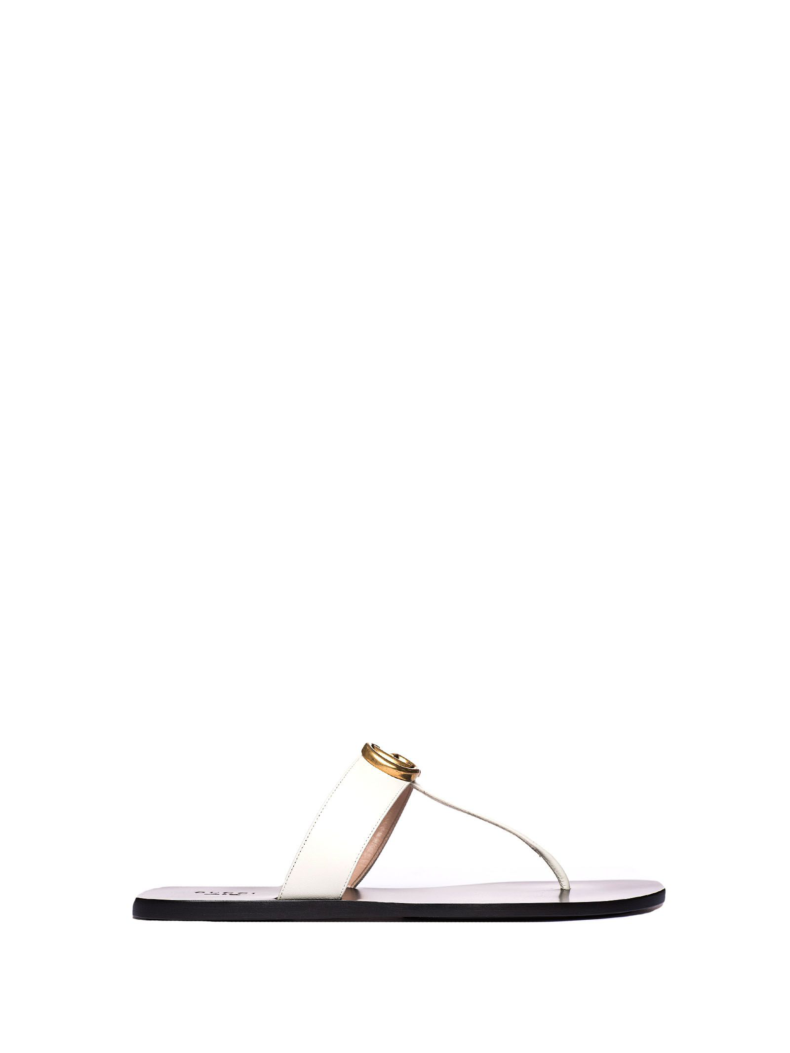 white gucci marmont sandals