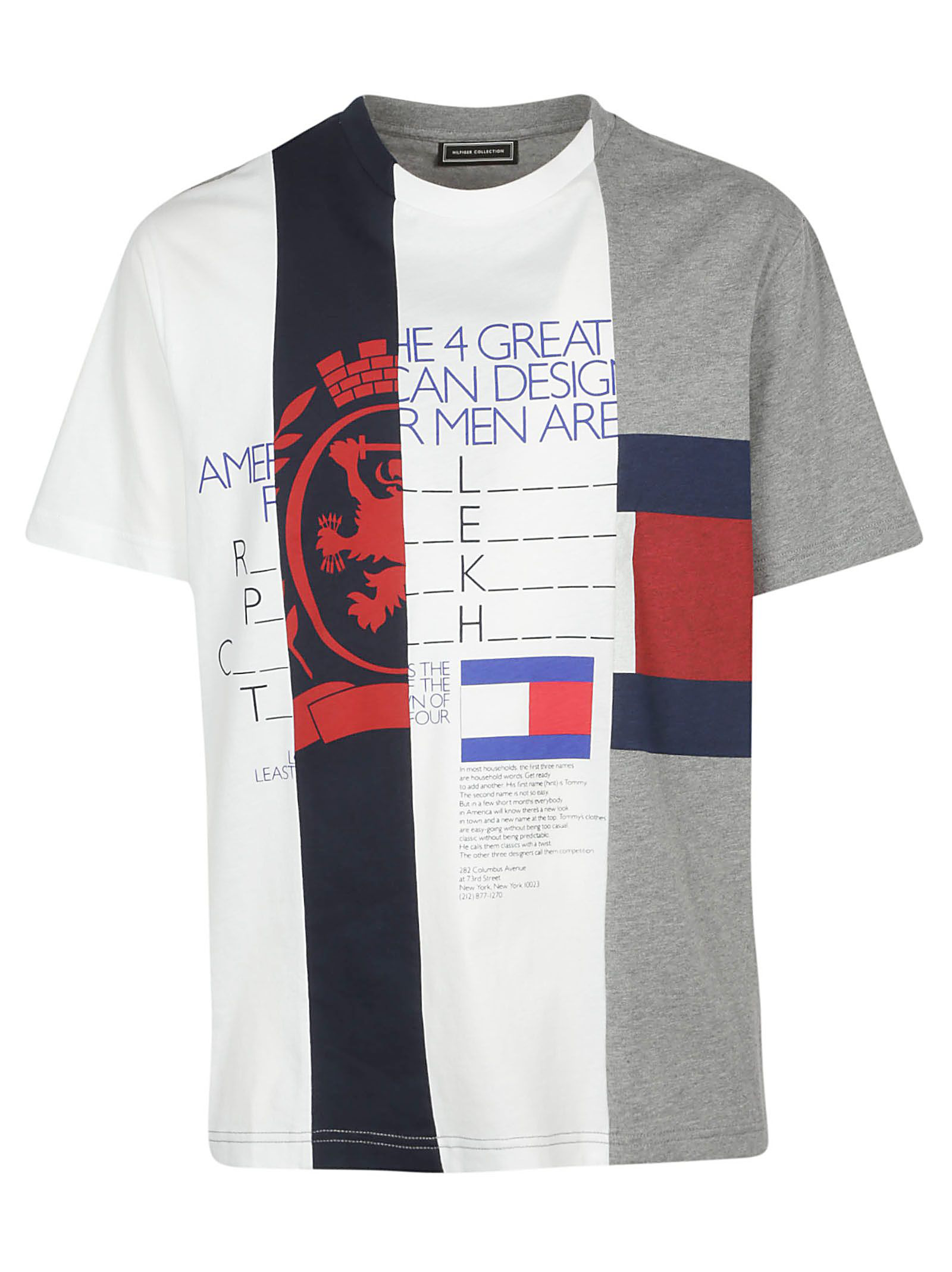 tommy hilfiger t shirt red white