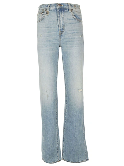 R13 Colleen Relaxed Fit Jean In Light Blue ModeSens