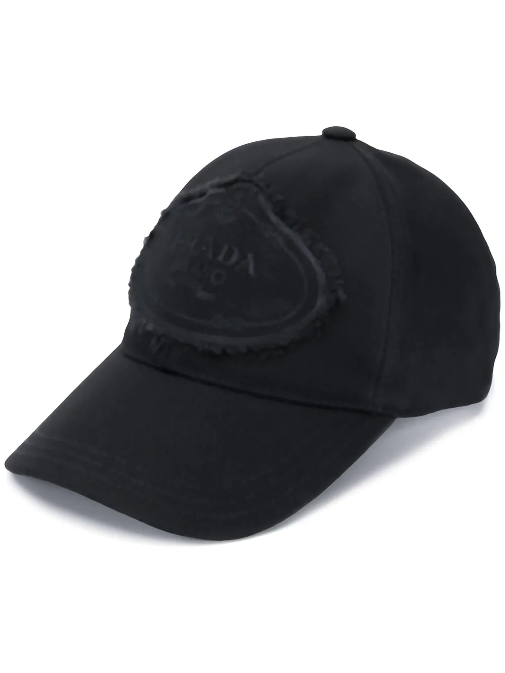 prada baseball cap black