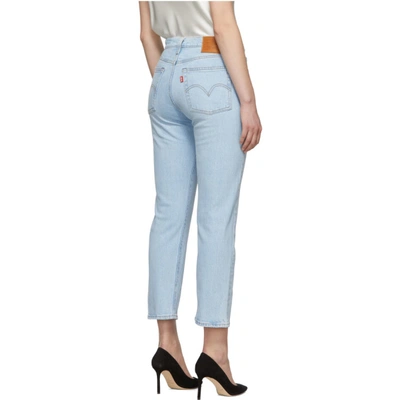 Shop Levi's Blue Wedgie Straight Jeans