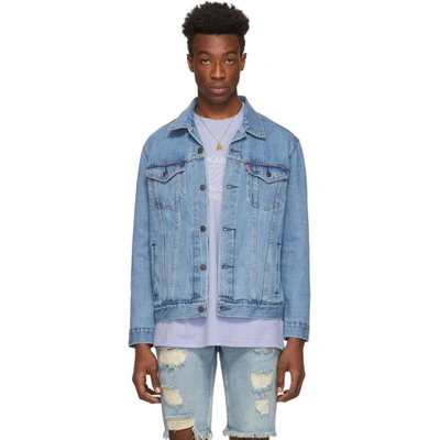 Shop Levi's Blue Denim Trucker Jacket