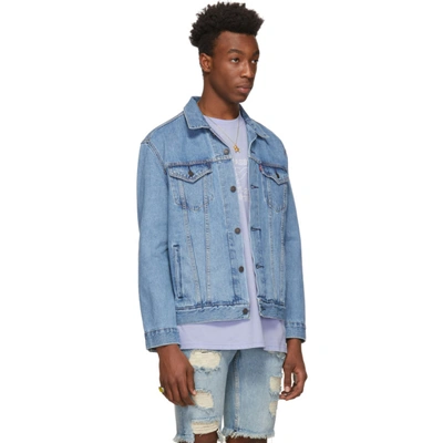 Shop Levi's Blue Denim Trucker Jacket