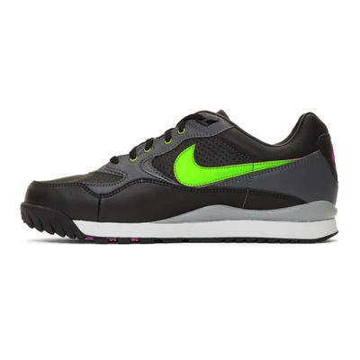 Shop Nike Acg Black And Green Air Wildwood Sneakers In 002blkegrnh