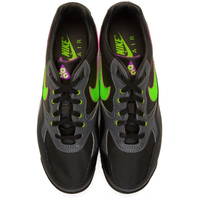 Shop Nike Acg Black And Green Air Wildwood Sneakers In 002blkegrnh