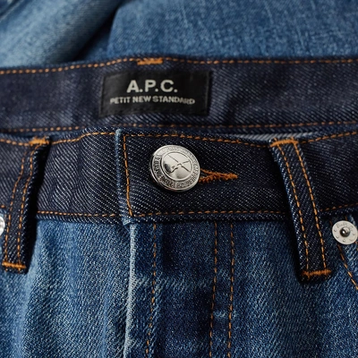 Shop Apc A.p.c. Petit New Standard Jean In Blue