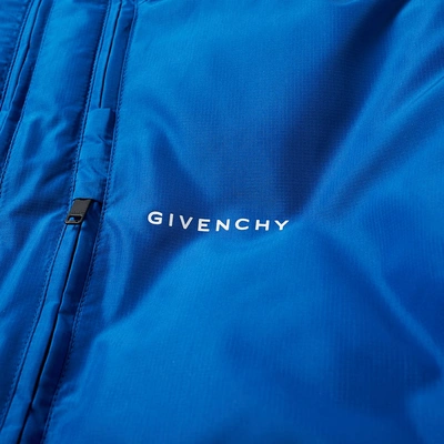 Shop Givenchy Ripstop Puffer Jacket In Blue