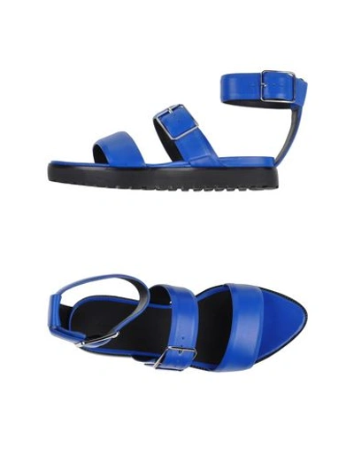 Alexander Wang Sandals In Bright Blue