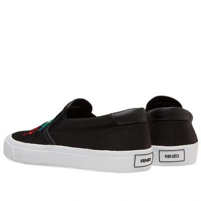 Shop Kenzo Tiger Skate Slip On Sneaker In Black