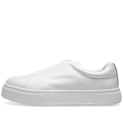 Shop Eytys Doja Slip On Coated In White