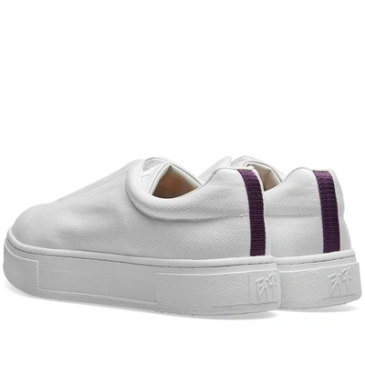 Shop Eytys Doja Slip On Coated In White