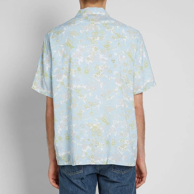 Shop Our Legacy Short Sleeve Box Shirt In Blue