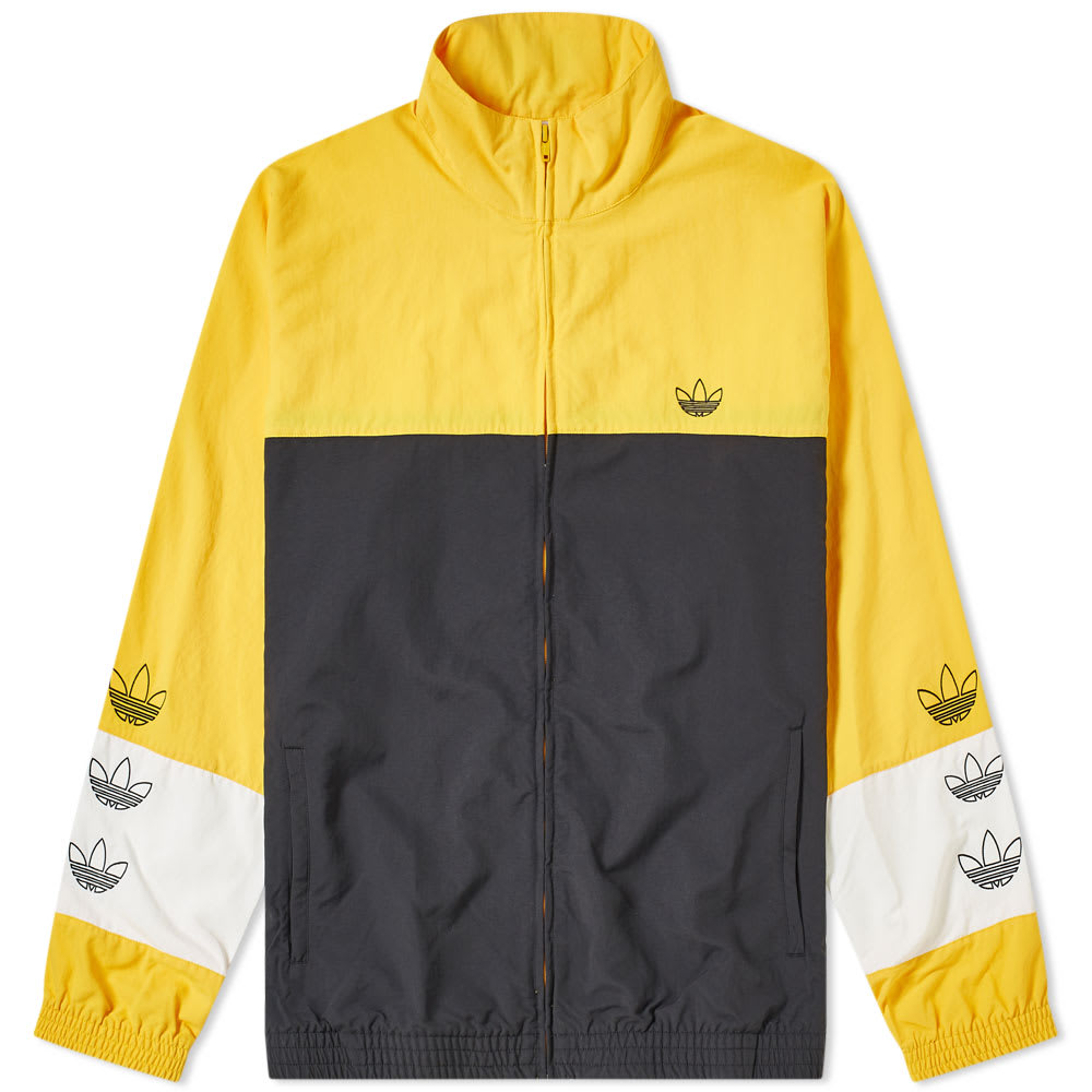 adidas originals blocked warm up jacket