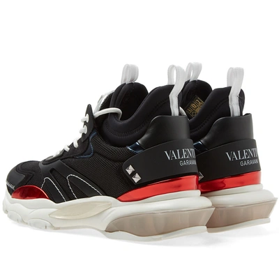 Shop Valentino Bounce Oversized Runner In Black