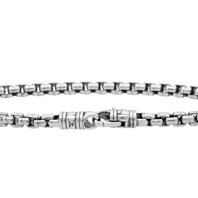 Shop Tom Wood 7.7" Venetian Single Bracelet M In Silver
