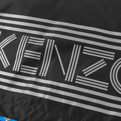 Shop Kenzo Reversible Windbreaker In Black