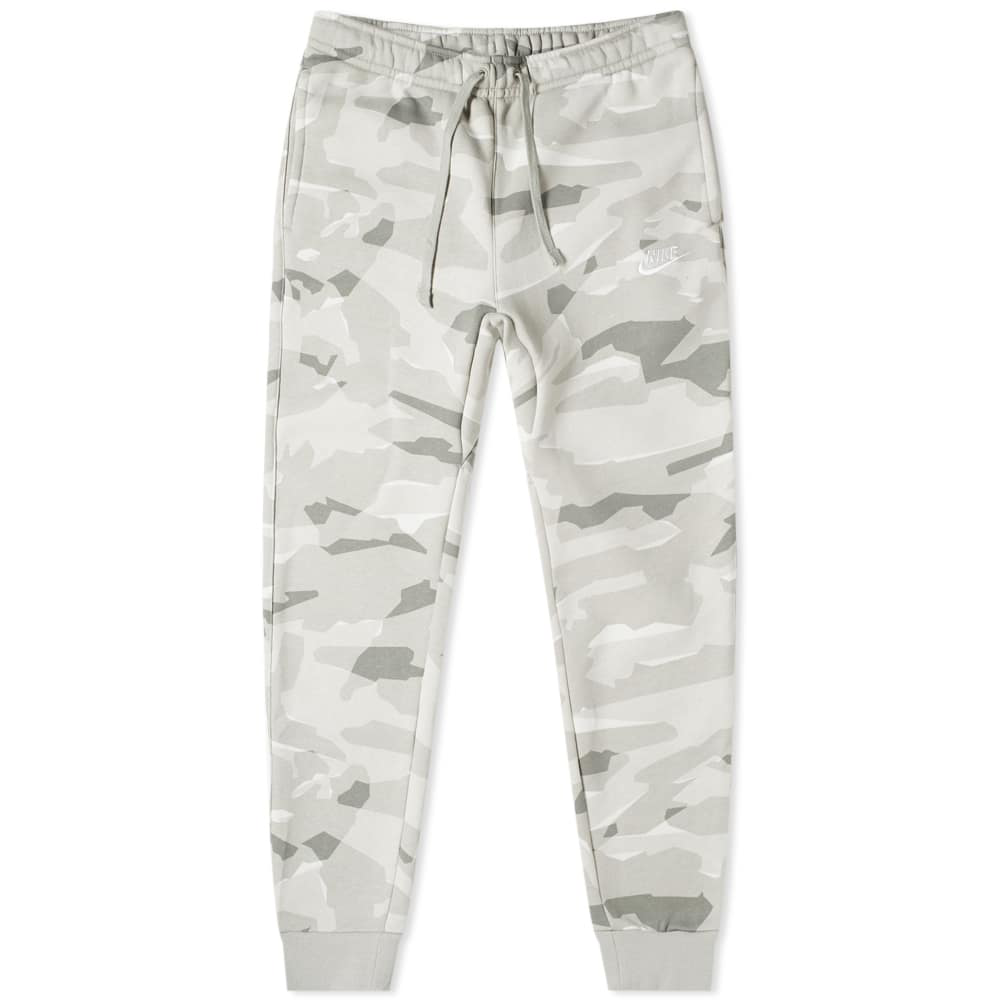 nike club camo jogger