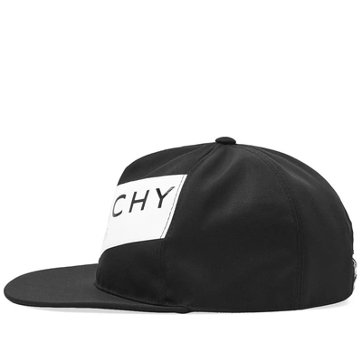 Shop Givenchy Rubber Band Logo Cap In Black