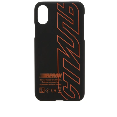 Shop Heron Preston Ctnmb Iphone X Case In Black