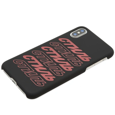 Shop Heron Preston Allover Ctnmb Iphone X Case In Black