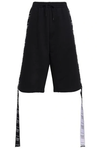 Shop Vetements Woman French Cotton-blend Terry Shorts Black