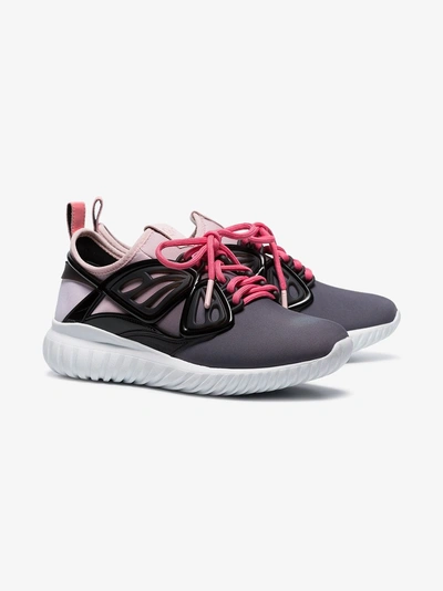 Sophia Webster Pink Fly Butterfly Embellished Leather Sneakers In Black |  ModeSens