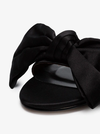 Shop Newbark Black Eva Satin Slides