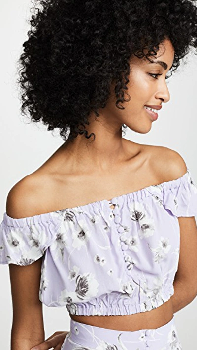 Shop Flynn Skye Tori Top In Morning Bouquet