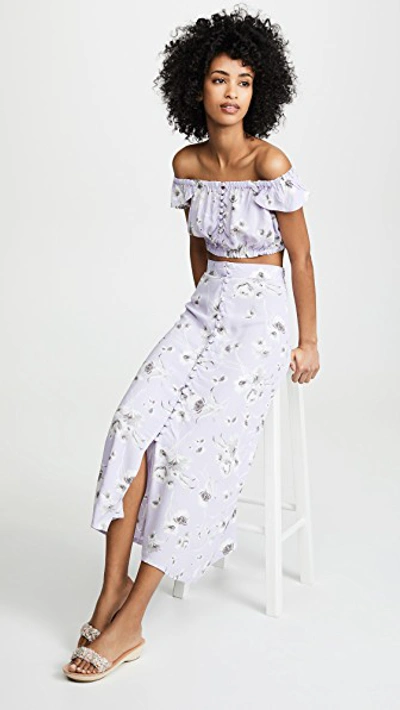 Shop Flynn Skye Sophia Skirt In Morning Bouquet