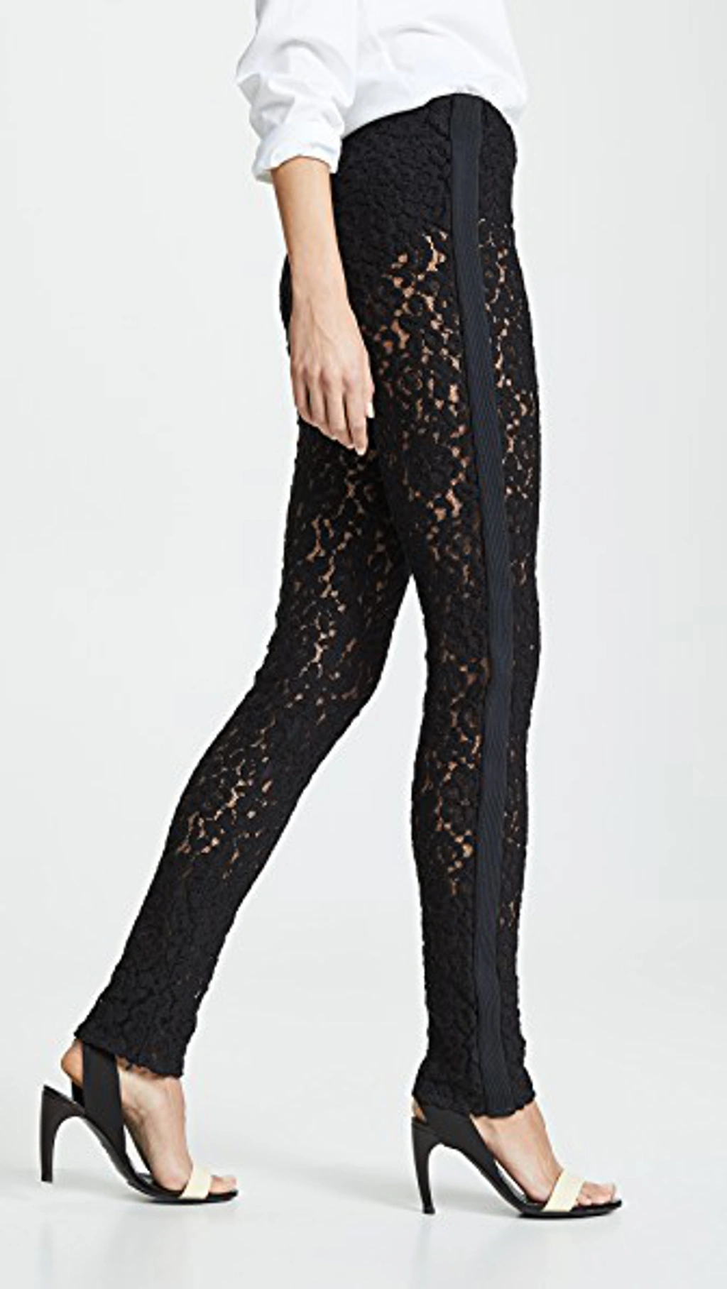 Helmut lang lace leggings hotsell