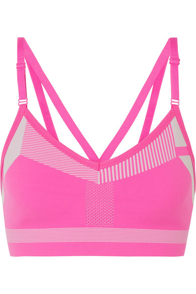 neon nike bra