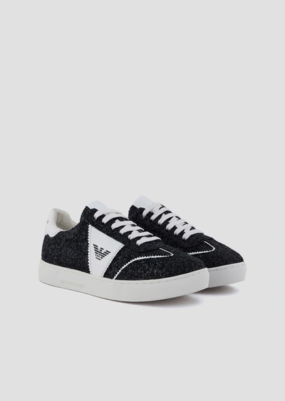 Shop Emporio Armani Sneakers - Item 11647923 In Black