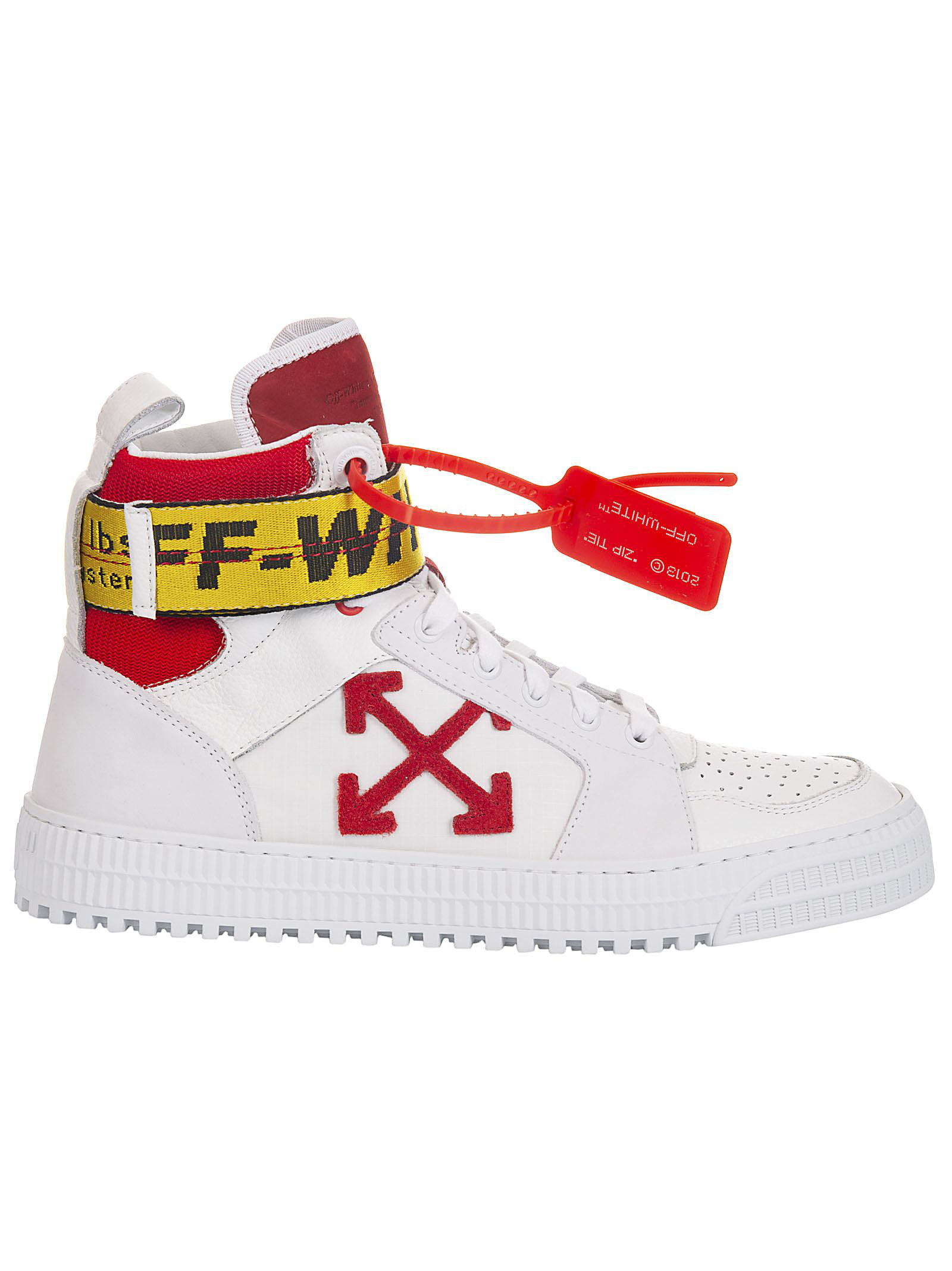 off white industrial belt high top sneaker