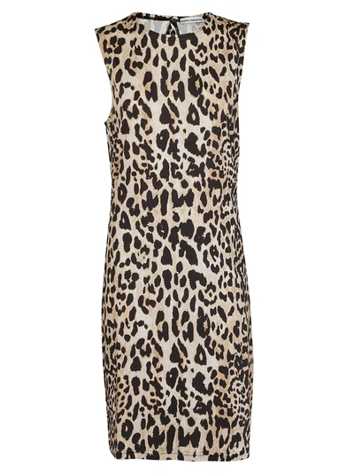 Shop Paco Rabanne Dress In Leopard