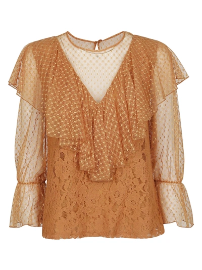 Shop See By Chloé Bluse In Tabacco